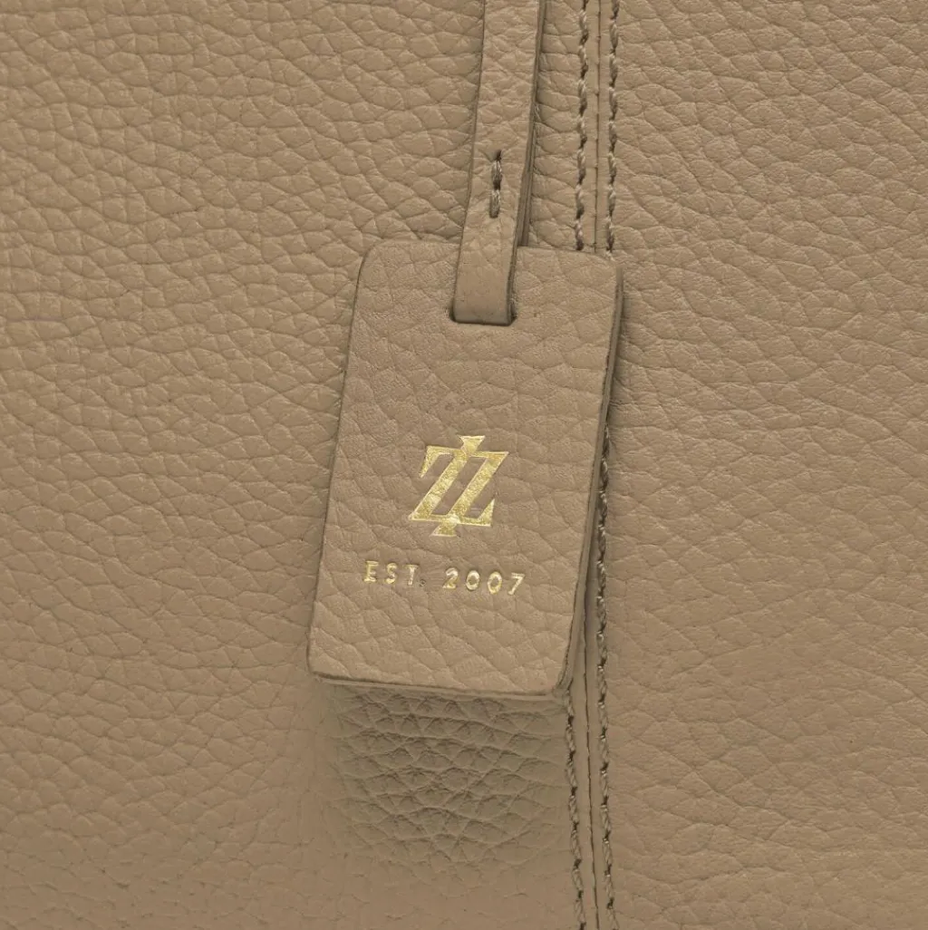 Online Lazarotti Bologna Leather Beuteltasche Leder 25 cm sand