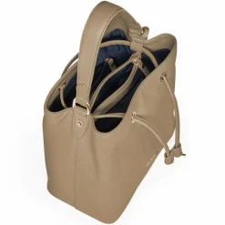 Online Lazarotti Bologna Leather Beuteltasche Leder 25 cm sand