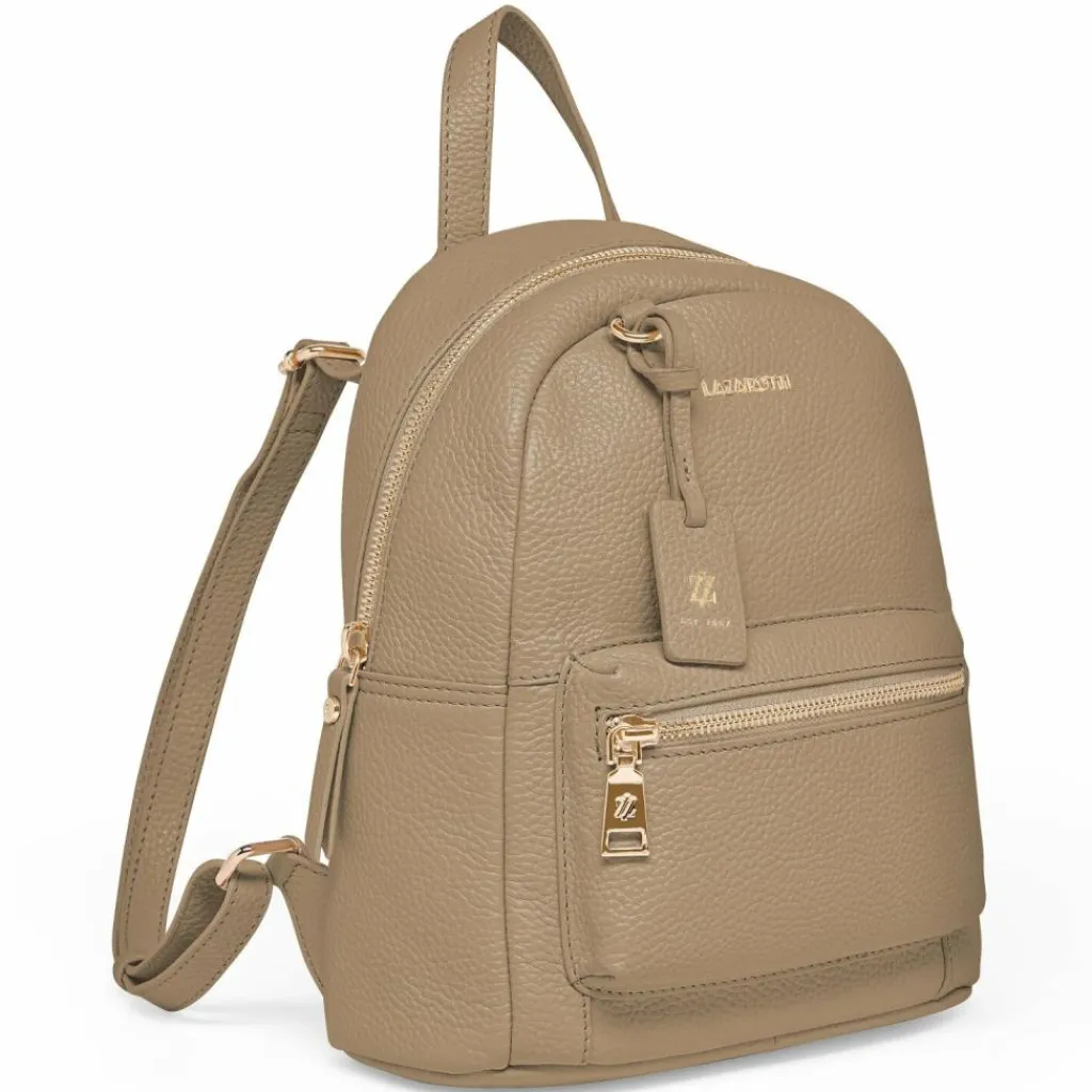 Discount Lazarotti Bologna Leather City Rucksack Leder 27 cm sand