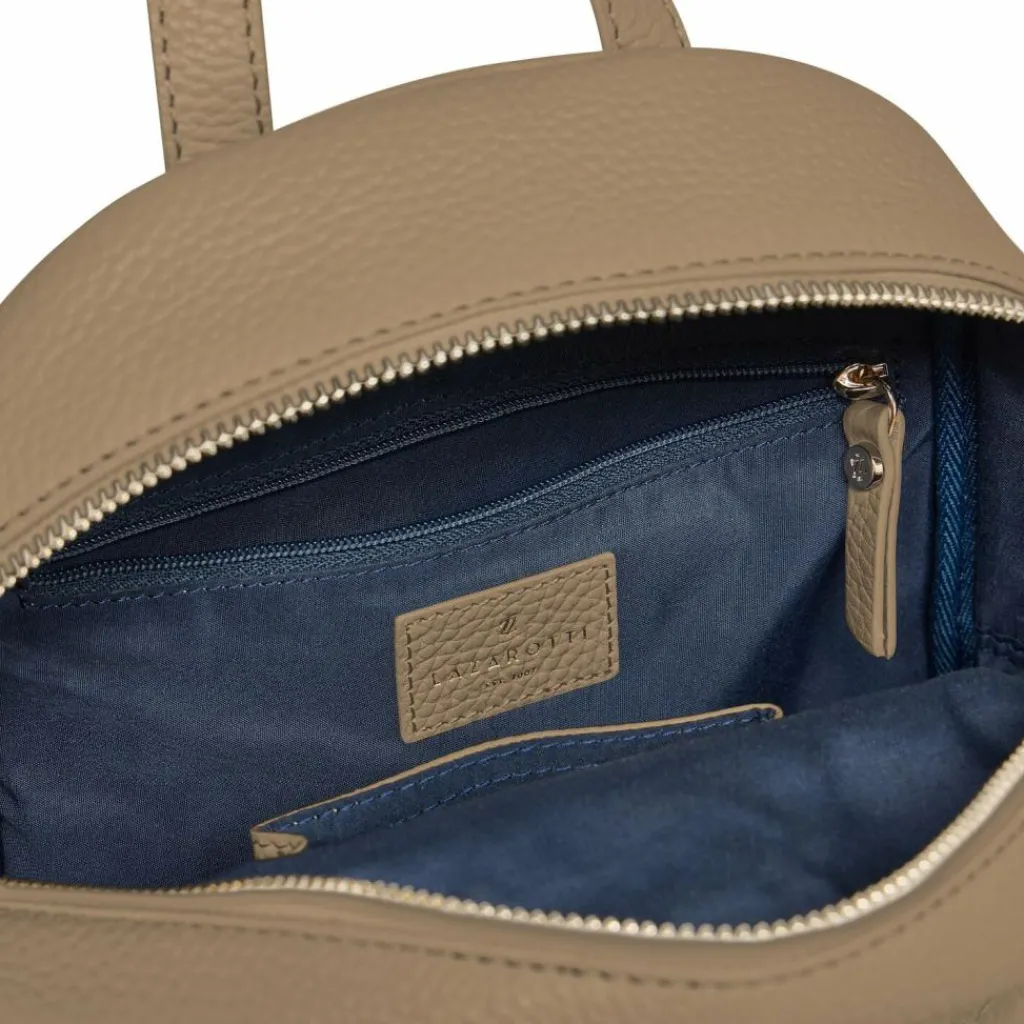 Discount Lazarotti Bologna Leather City Rucksack Leder 27 cm sand