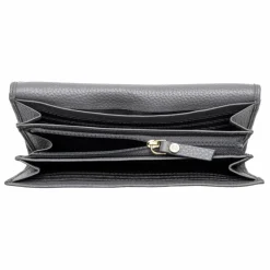 Lazarotti Damengeldbörsen Querformat<Bologna Leather Geldbörse Leder 19 cm grey