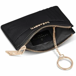 Lazarotti Bologna Leather Schlüsseletui Leder 11,5 cm mit Air Tag Fach black