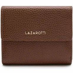 Lazarotti Damengeldbörsen Querformat<Bologna Leather Geldbörse Leder 12 cm brown