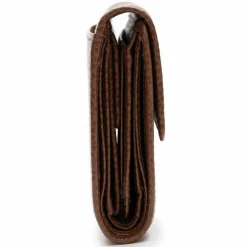 Lazarotti Damengeldbörsen Querformat<Bologna Leather Geldbörse Leder 12 cm brown