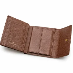 Lazarotti Damengeldbörsen Querformat<Bologna Leather Geldbörse Leder 12 cm brown