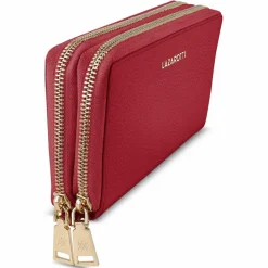 Online Lazarotti Bologna Leather Geldbörse RFID Schutz Leder 20 cm red