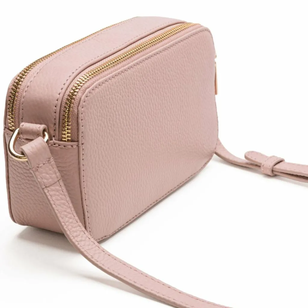 Outlet Lazarotti Bologna Leather Umhängetasche Leder 18 cm rose