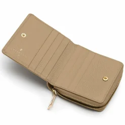 Lazarotti Damengeldbörsen Querformat<Bologna Leather Geldbörse Leder 10 cm sand