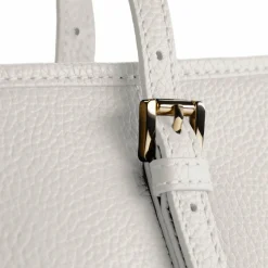 Lazarotti Shopper|Schultertaschen<Bologna Leather Shopper Tasche Leder 35 cm cream