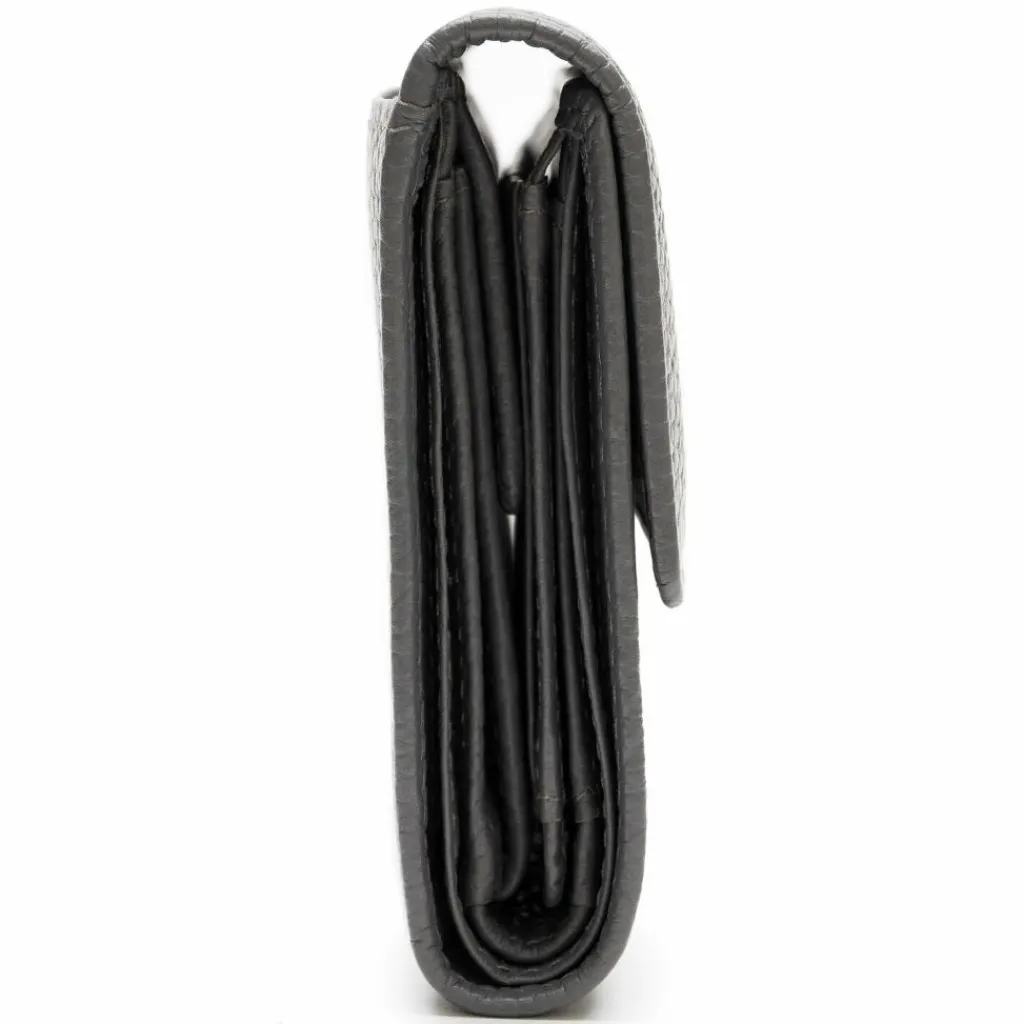 Lazarotti Bologna Leather Geldbörse Leder 12 cm grey