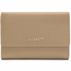 Lazarotti Damengeldbörsen Querformat<Bologna Leather Geldbörse Leder 14 cm sand
