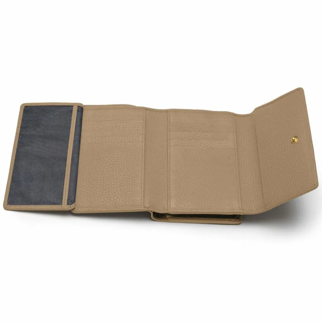 Lazarotti Damengeldbörsen Querformat<Bologna Leather Geldbörse Leder 14 cm sand