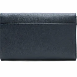 Online Lazarotti Bologna Leather Clutch Tasche Leder 23 cm navy