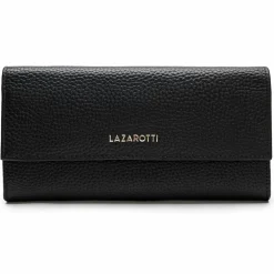 Lazarotti Damengeldbörsen Querformat<Bologna Leather Geldbörse Leder 19 cm black