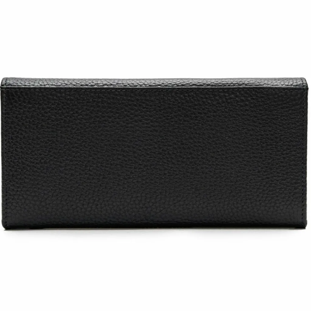 Lazarotti Damengeldbörsen Querformat<Bologna Leather Geldbörse Leder 19 cm black