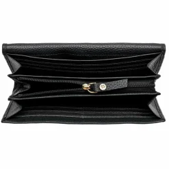 Lazarotti Damengeldbörsen Querformat<Bologna Leather Geldbörse Leder 19 cm black