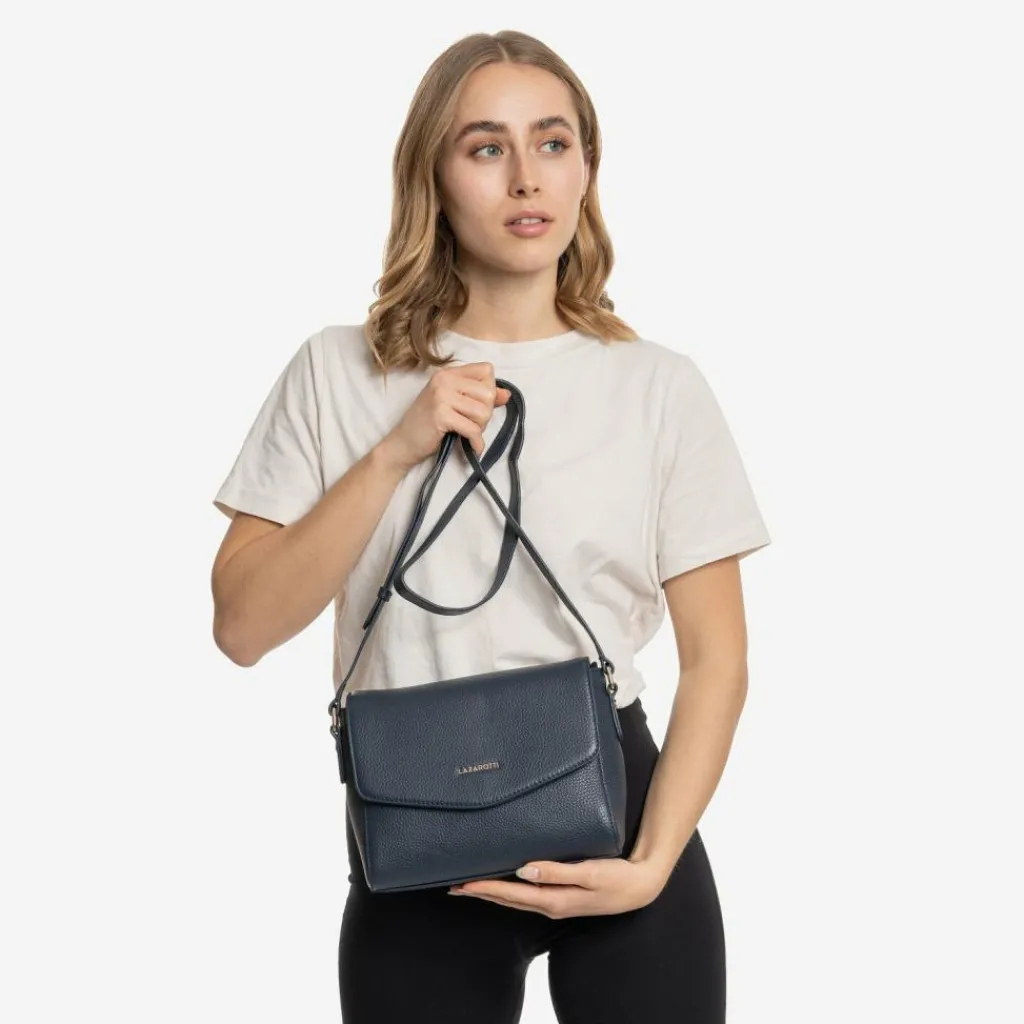 Lazarotti Bologna Leather Umhängetasche Leder 22 cm