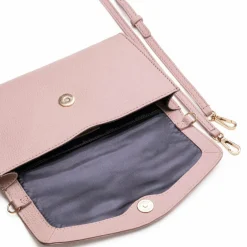 Best Lazarotti Bologna Leather Clutch Tasche Leder 23 cm rose