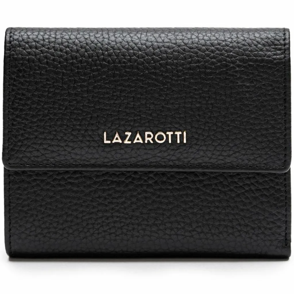 Best Lazarotti Bologna Leather Geldbörse Leder 12 cm black