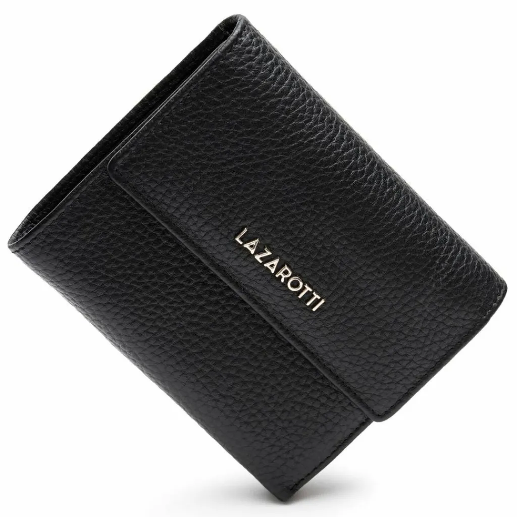 Best Lazarotti Bologna Leather Geldbörse Leder 12 cm black