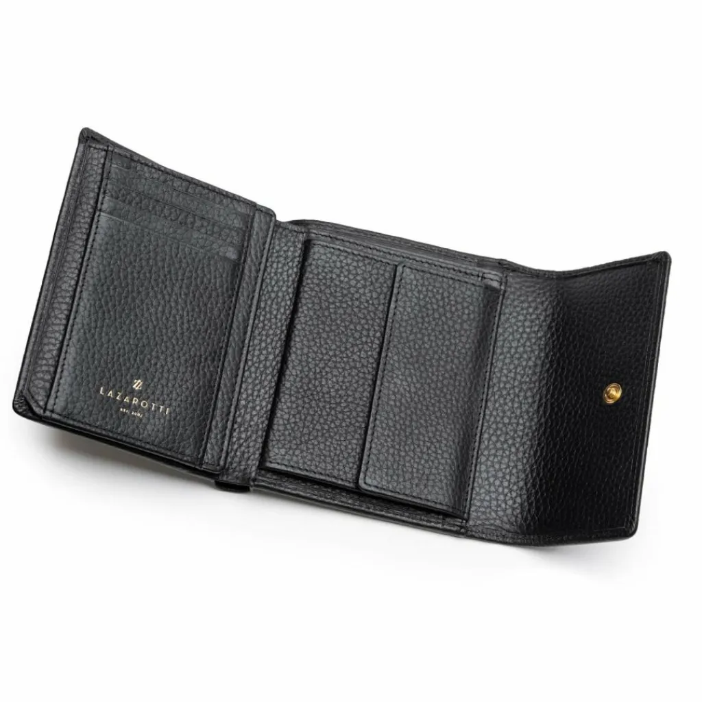 Best Lazarotti Bologna Leather Geldbörse Leder 12 cm black