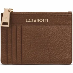 Lazarotti Schlüsseletuis<Bologna Leather Schlüsseletui Leder 11,5 cm mit Air Tag Fach brown
