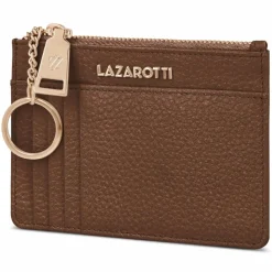 Lazarotti Schlüsseletuis<Bologna Leather Schlüsseletui Leder 11,5 cm mit Air Tag Fach brown