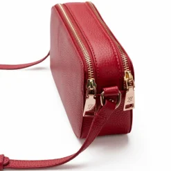 Hot Lazarotti Bologna Leather Umhängetasche Leder 18 cm red