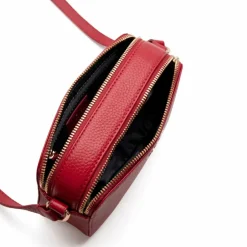 Hot Lazarotti Bologna Leather Umhängetasche Leder 18 cm red