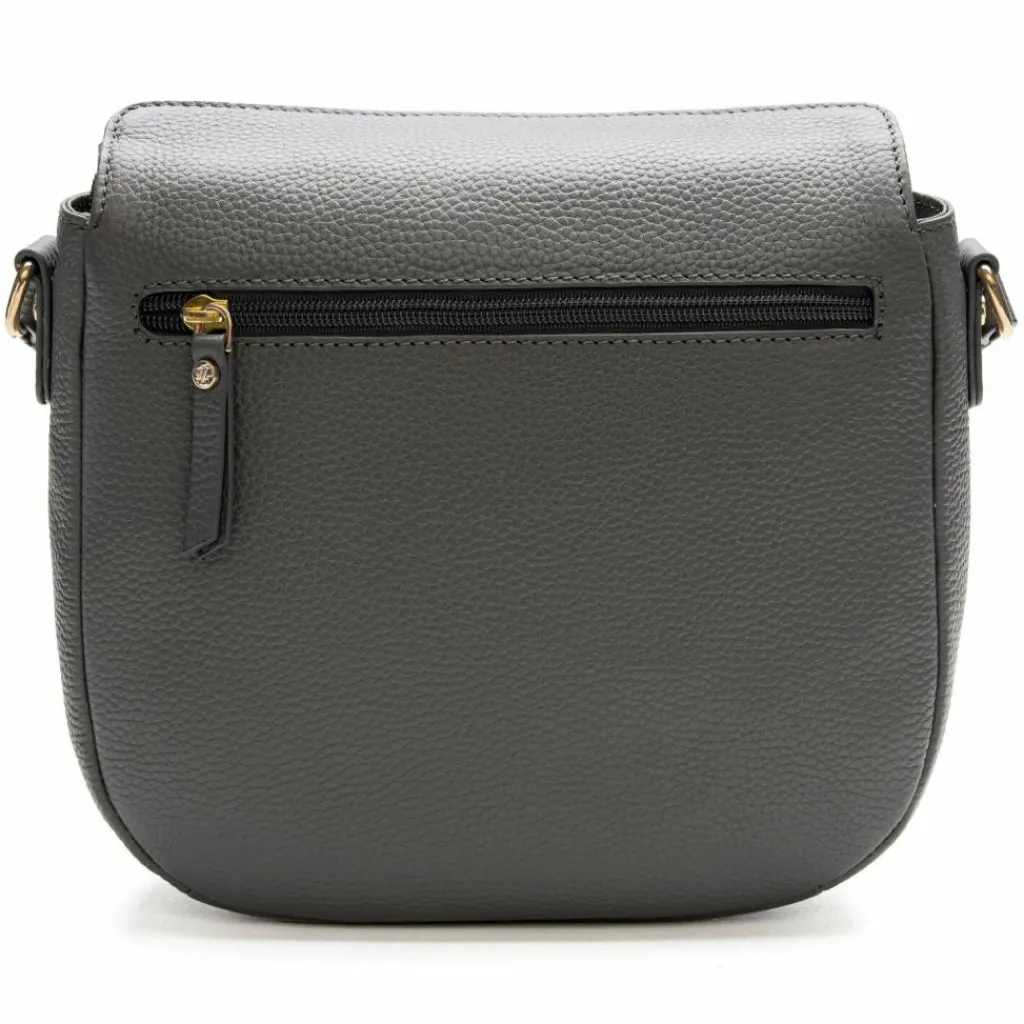Online Lazarotti Bologna Leather Umhängetasche Leder 25 cm grey