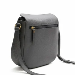 Online Lazarotti Bologna Leather Umhängetasche Leder 25 cm grey