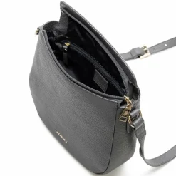 Online Lazarotti Bologna Leather Umhängetasche Leder 25 cm grey