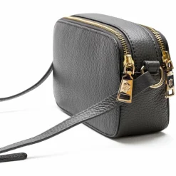 Outlet Lazarotti Bologna Leather Umhängetasche Leder 18 cm grey