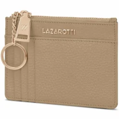 Lazarotti Schlüsseletuis<Bologna Leather Schlüsseletui Leder 11,5 cm mit Air Tag Fach sand