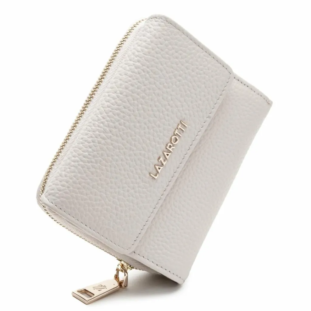 New Lazarotti Bologna Leather Geldbörse Leder 12 cm cream