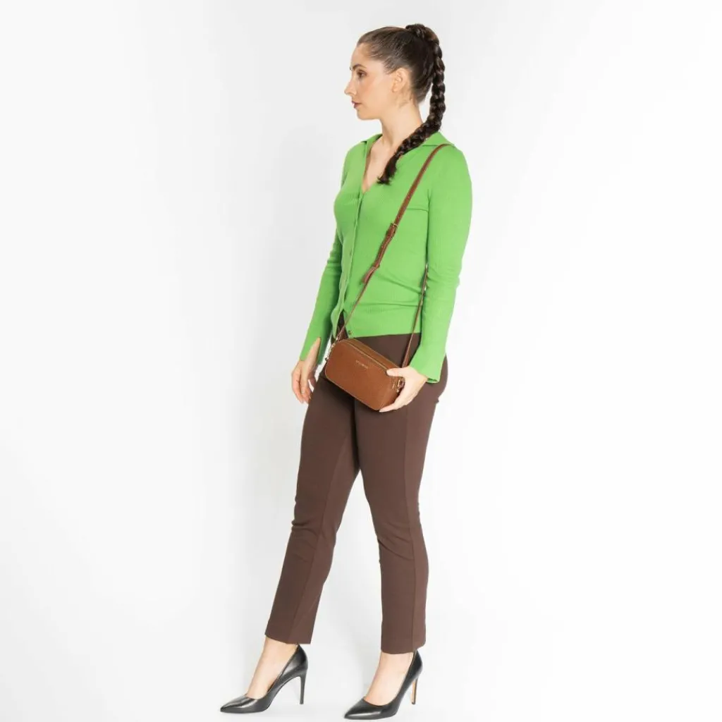 Discount Lazarotti Bologna Leather Umhängetasche Leder 18 cm brown