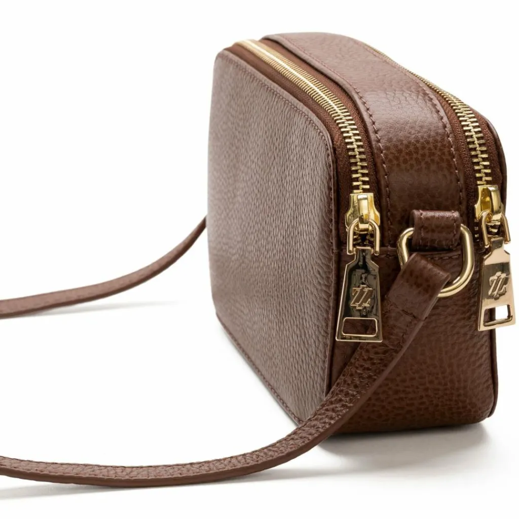 Discount Lazarotti Bologna Leather Umhängetasche Leder 18 cm brown