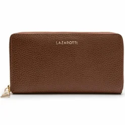 Lazarotti Damengeldbörsen Querformat<Bologna Leather Geldbörse Leder 19 cm brown