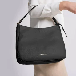 Lazarotti Schultertaschen<Bologna Leather Schultertasche Leder 27 cm black