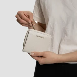 Clearance Lazarotti Bologna Leather Geldbörse Leder 10 cm cream