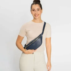 Lazarotti Gürteltaschen<Bologna Leather Gürteltasche Leder 31 cm navy