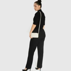 Discount Lazarotti Bologna Leather Umhängetasche Leder 18 cm cream