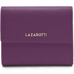 Hot Lazarotti Bologna Leather Geldbörse Leder 12 cm purple