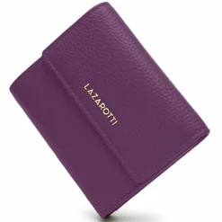 Hot Lazarotti Bologna Leather Geldbörse Leder 12 cm purple