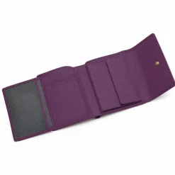 Hot Lazarotti Bologna Leather Geldbörse Leder 12 cm purple