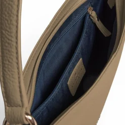 Lazarotti Schultertaschen<Bologna Leather Schultertasche Leder 27 cm sand