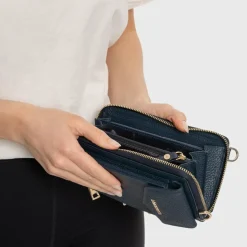 Lazarotti Handytaschen<Bologna Leather Handytasche Leder 11 cm navy-2