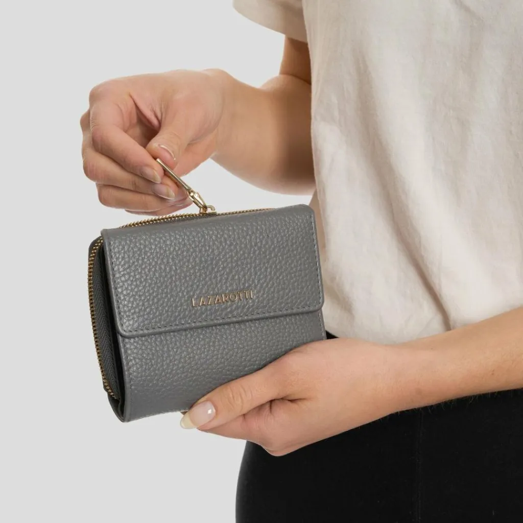 Damen Lazarotti Bologna Leather Geldbörse Leder 12 cm