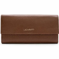 Lazarotti Damengeldbörsen Querformat<Bologna Leather Geldbörse Leder 19 cm brown