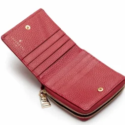 Lazarotti Damengeldbörsen Querformat<Bologna Leather Geldbörse Leder 10 cm red